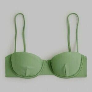 J. Crew Balconette underwire bikini top 34 A